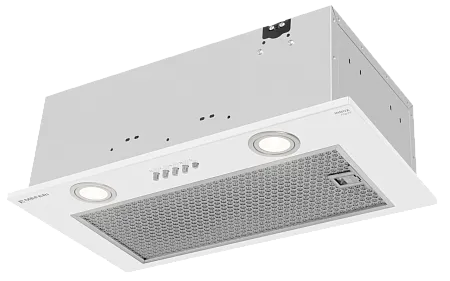 Вытяжка кухонная MEFERI INBOX52WH POWER, 52 см, встраиваемая, белая, производительность 900 м3/ч, 3 скорости, низкий уровень шума, режимы отвод и рециркуляция, гарантия 3 года Вытяжка кухонная MEFERI INBOX52WH POWER, 52 см, встраиваемая, белая, производительность 900 м3/ч, 3 скорости, низкий уровень шума, режимы отвод и рециркуляция, гарантия 3 года