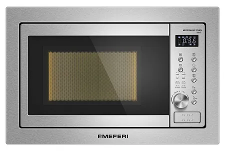 Микроволновая печь встраиваемая MEFERI MMO6025IX POWER Микроволновая печь встраиваемая MEFERI MMO6025IX POWER