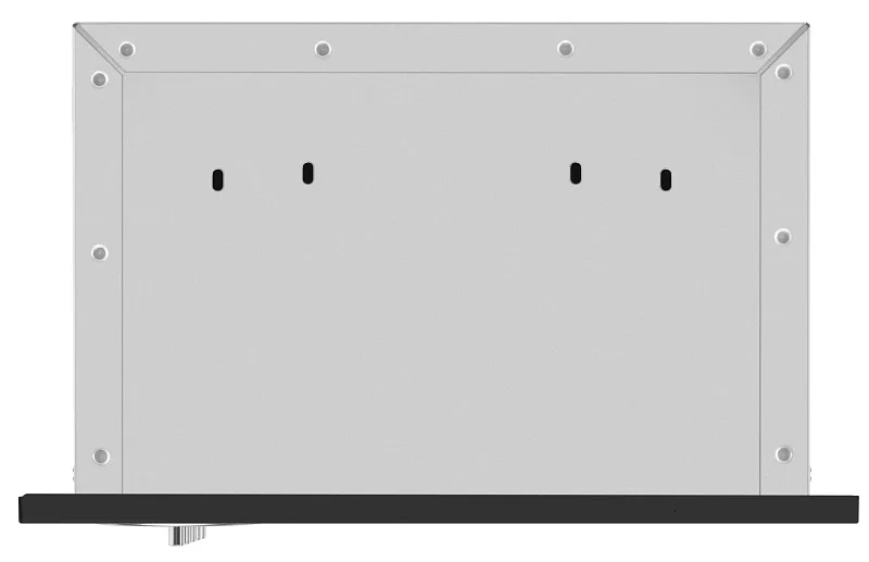 Вытяжка кухонная MEFERI INBOX45BK POWER, 45 см, встраиваемая, черная, производительность 900 м3/ч, 3 скорости, низкий уровень шума, режимы отвод и рециркуляция, гарантия 3 года