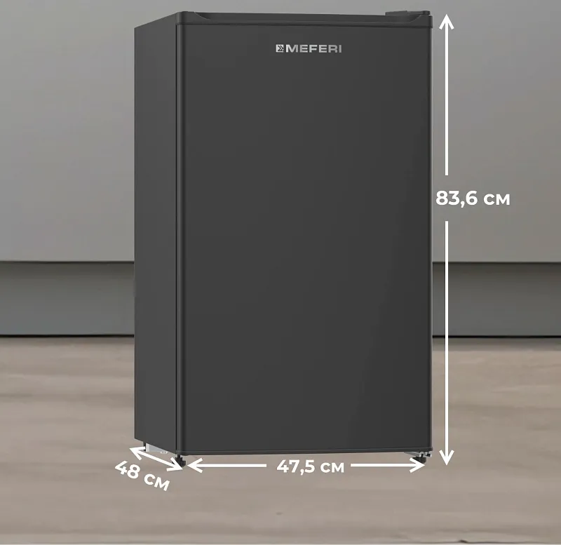 Холодильник отдельностоящий MEFERI MFR83BK MINI POWER, мини-бар