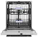 Посудомоечная машина встраиваемая MEFERI MDW6062 LIGHT(модификация 2025 года), 60 см, напольная, 12 комплектов посуды, 6 программ, 2 корзины, половинная загрузка, отсрочка, таймер, защита от протечек