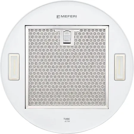 Вытяжка кухонная цилиндрическая пристенная MEFERI TUBE35WH ULTRA, 40 см, белая, производительность 1200 м3/ч, 3 скорости, низкий уровень шума, режимы отвод и рециркуляция, гарантия 3 года Вытяжка кухонная цилиндрическая пристенная MEFERI TUBE35WH ULTRA, 40 см, белая, производительность 1200 м3/ч, 3 скорости, низкий уровень шума, режимы отвод и рециркуляция, гарантия 3 года