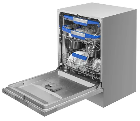 Посудомоечная машина встраиваемая с инвертором MEFERI MDW6083 COMFORT PLUS, 60 см, 14 комплектов посуды, с автооткрыванием, с аквастопом, луч на полу, внутренняя подсветка, половинная загрузка, отсрочка Посудомоечная машина встраиваемая с инвертором MEFERI MDW6083 COMFORT PLUS, 60 см, 14 комплектов посуды, с автооткрыванием, с аквастопом, луч на полу, внутренняя подсветка, половинная загрузка, отсрочка