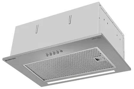 Вытяжка кухонная MEFERI SMARTBOX45IX POWER, 45 см, встраиваемая, серая, производительность 900 м3/ч, 3 скорости, низкий уровень шума, режимы отвод и рециркуляция, гарантия 3 года Вытяжка кухонная MEFERI SMARTBOX45IX POWER, 45 см, встраиваемая, серая, производительность 900 м3/ч, 3 скорости, низкий уровень шума, режимы отвод и рециркуляция, гарантия 3 года