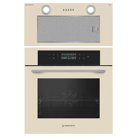 Комплект встраиваемой техники MEFERI 60см бежевый MS60BG23 Комплект встраиваемой техники MEFERI 60см бежевый MS60BG23