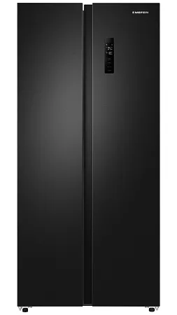 Холодильник отдельностоящий с инвертором MEFERI MFR83BLACK IX TOTAL NO FROST SIDE BY SIDE COMFORT