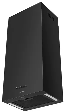 Вытяжка кухонная кубическая островная с инверторным мотором MEFERI ROOMBOX40BK ISLA COMFORT