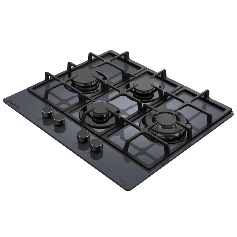 Варочная панель газовая MEFERI MGH604GR GLASS ULTRA