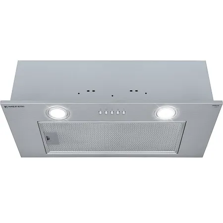 Вытяжка кухонная MEFERI INBOX60IX LIGHT, 60 см, встраиваемая, серая, производительность 650 м3/ч, 3 скорости, низкий уровень шума, режимы отвод и рециркуляция, гарантия 3 года Вытяжка кухонная MEFERI INBOX60IX LIGHT, 60 см, встраиваемая, серая, производительность 650 м3/ч, 3 скорости, низкий уровень шума, режимы отвод и рециркуляция, гарантия 3 года