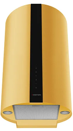 Вытяжка кухонная цилиндрическая настенная MEFERI TUBE40GOLD COMFORT PLUS, 40 см, золотая, производительность 1200 м3/ч, 5 скоростей, режимы отвод и рециркуляция, сенсорное управление, гарантия 3 года Вытяжка кухонная цилиндрическая настенная MEFERI TUBE40GOLD COMFORT PLUS, 40 см, золотая, производительность 1200 м3/ч, 5 скоростей, режимы отвод и рециркуляция, сенсорное управление, гарантия 3 года