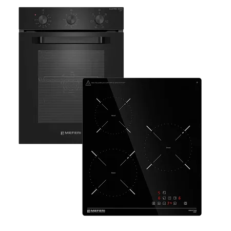 Комплект встраиваемой техники 45 см черный MEFERI MS45BK03 Комплект встраиваемой техники 45 см черный MEFERI MS45BK03