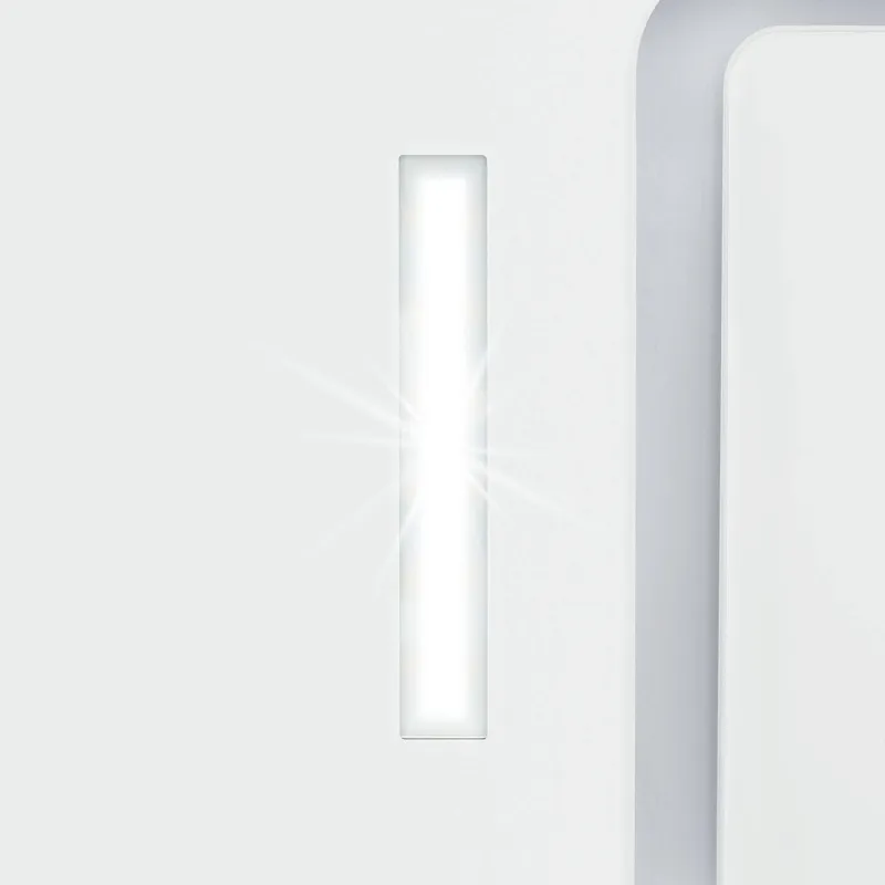 Вытяжка кухонная MEFERI INBOX60WH GLASS ULTRA, 60 см, встраиваемая, белая, стекло, производительность 900 м3/час, низкий уровень шума, режимы отвод и циркуляция, гарантия 3 года