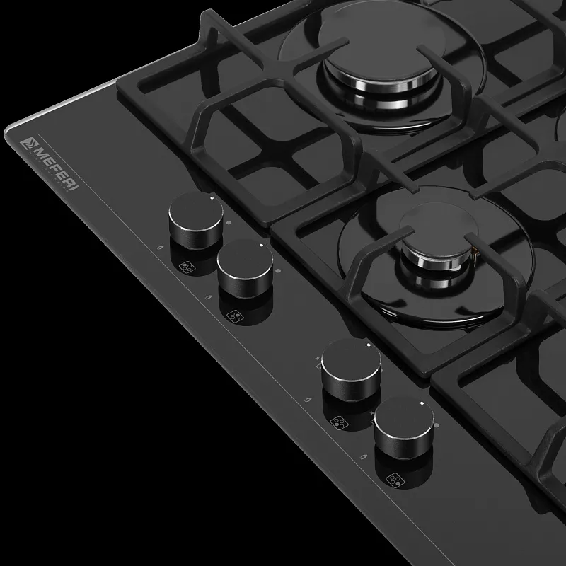 Комплект встраиваемой техники 60см черный MEFERI MS60BK21