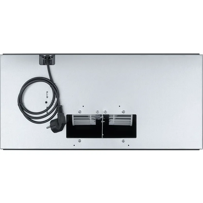 Вытяжка кухонная MEFERI INBOX52BK GLASS ULTRA, 52 см, встраиваемая, черная, стекло, производительность 900 м3/ч, 3 скорости, низкий уровень шума, режимы отвод и рециркуляция, гарантия 3 года