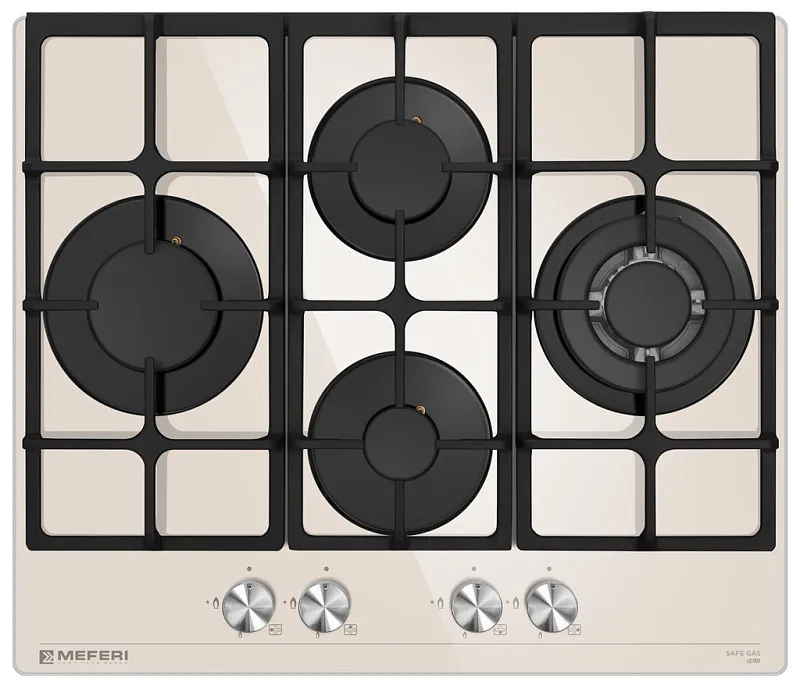 Варочная панель газовая MEFERI MGH604BG GLASS ULTRA