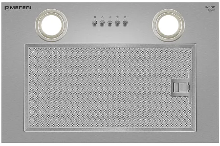Вытяжка кухонная MEFERI INBOX45IX POWER, 45 см, встраиваемая, серая, производительность 900 м3/ч, 3 скорости, низкий уровень шума, режимы отвод и рециркуляция, гарантия 3 года Вытяжка кухонная MEFERI INBOX45IX POWER, 45 см, встраиваемая, серая, производительность 900 м3/ч, 3 скорости, низкий уровень шума, режимы отвод и рециркуляция, гарантия 3 года
