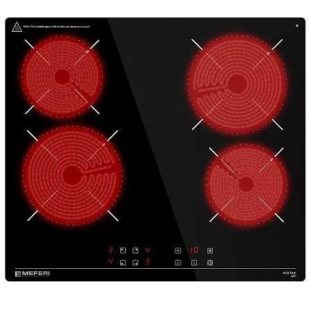 Варочная панель электрическая MEFERI MEH604BK LIGHT Варочная панель электрическая MEFERI MEH604BK LIGHT