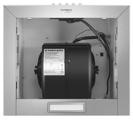 Кубическая вытяжка кухонная MEFERI ROOMBOX40IX COMFORT, пристенная, 40 см, серая, квадратная, производительность 1100 м3/ч, 3 скорости, низкий уровень шума, режимы отвод и рециркуляция, гарантия 3 года Кубическая вытяжка кухонная MEFERI ROOMBOX40IX COMFORT, пристенная, 40 см, серая, квадратная, производительность 1100 м3/ч, 3 скорости, низкий уровень шума, режимы отвод и рециркуляция, гарантия 3 года