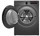 Стиральная машина с инвертором и паром MEFERI MFW091216GR ULTRA отдельностоящая серая, загрузка 9 кг