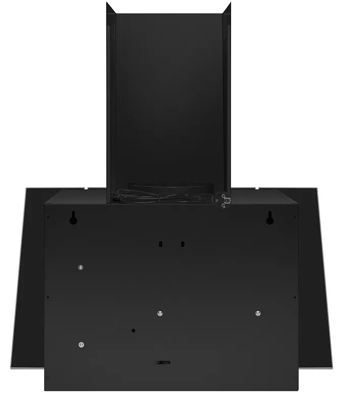 Вытяжка кухонная MEFERI AIRBOX60BK COMFORT, 60 см, наклонная, черная, стекло, производительность 950 м3/ч, 3 скорости, низкий уровень шума, режимы отвод и рециркуляция, гарантия 3 года