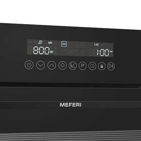 Духовой шкаф электрический MEFERI MEO608BK MICROWAVE Духовой шкаф электрический MEFERI MEO608BK MICROWAVE