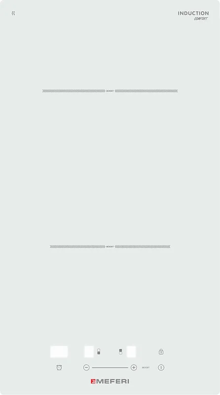 Варочная панель индукционная MEFERI MIH302WH COMFORT