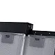 Вытяжка телескопическая кухонная MEFERI SLIDEBOX60BK GLASS ULTRA, 60 см, черная, стекло, производительность 850 м3/ч, 2 скорости, низкий уровень шума, режимы отвод и рециркуляция, гарантия 3 года