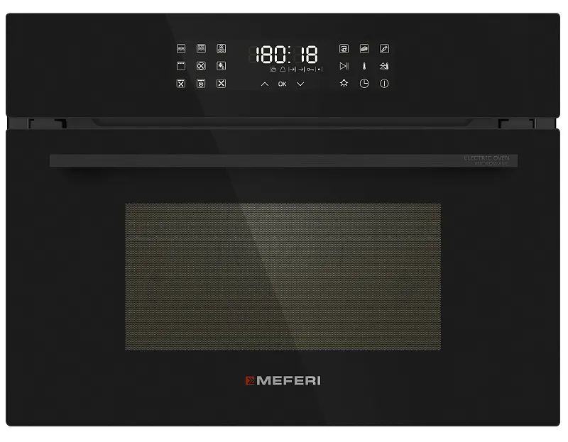Духовой шкаф электрический MEFERI MEO609BK MICROWAVE