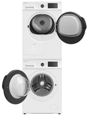 Колонна из стиральной и сушильной машин белая MEFERI MS10WH81 ULTRA Колонна из стиральной и сушильной машин белая MEFERI MS10WH81 ULTRA