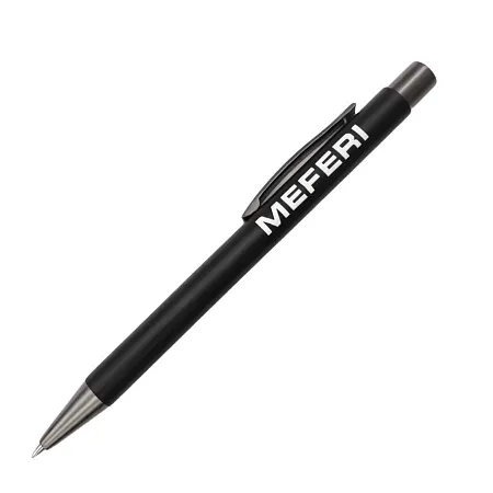 Ручка автоматическая шариковая в черном корпусе MEFERI ballpoint pen BK