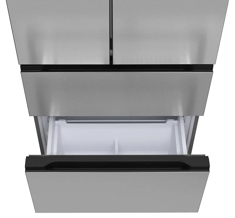 Холодильник отдельностоящий, с инвертором MEFERI MFR83IX TOTAL NO FROST FRENCH DOOR COMFORT, двухкамерный, с зоной свежести, с льдогенератором