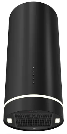 Вытяжка кухонная цилиндрическая настенная MEFERI TUBE35BK COMFORT, 35 см, черная, производительность 1200 м3/ч, 3 скорости, низкий уровень шума, режимы отвод и рециркуляция, гарантия 3 года Вытяжка кухонная цилиндрическая настенная MEFERI TUBE35BK COMFORT, 35 см, черная, производительность 1200 м3/ч, 3 скорости, низкий уровень шума, режимы отвод и рециркуляция, гарантия 3 года