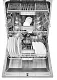 Посудомоечная машина встраиваемая с инвертором MEFERI MDW6093 LUXE 60 см, 16 комплектов посуды, 6 программ, автооткрывание, аквастоп, луч на полу, внутренняя подсветка, половинная загрузка, отсрочка