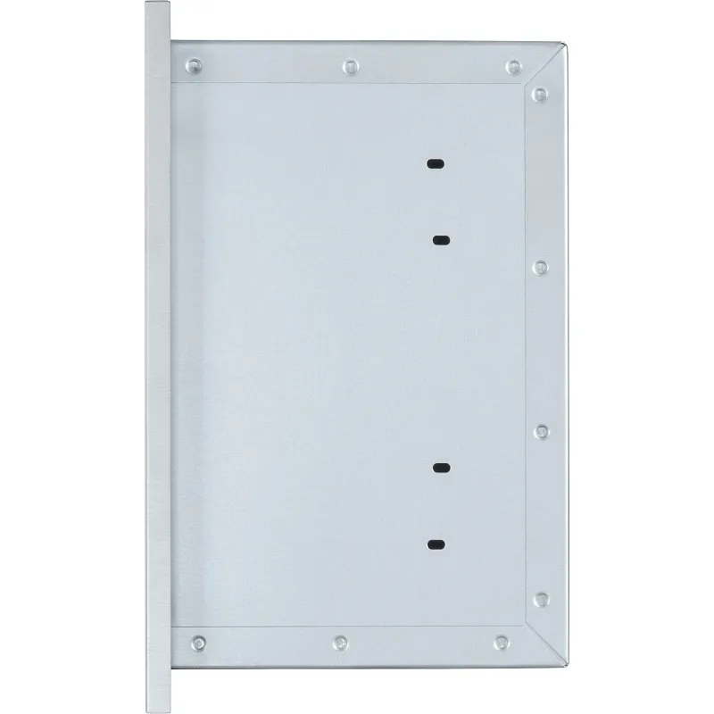 Вытяжка кухонная MEFERI INBOX60IX LIGHT, 60 см, встраиваемая, серая, производительность 650 м3/ч, 3 скорости, низкий уровень шума, режимы отвод и рециркуляция, гарантия 3 года