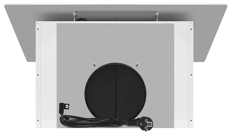 Вытяжка кухонная MEFERI AIRBOX60WH COMFORT PLUS, 60 см, наклонная, белая, стекло, производительность 1200 м3/ч, 3 скорости, низкий уровень шума, режимы отвод и рециркуляция, гарантия 3 года