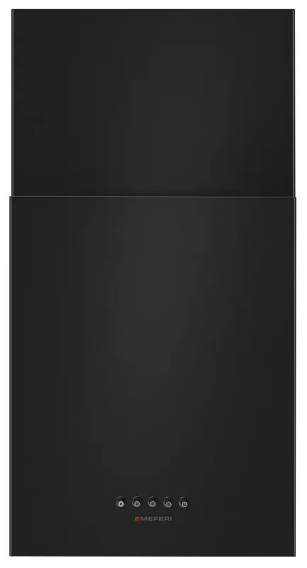 Кубическая вытяжка кухонная MEFERI ROOMBOX40BK COMFORT, пристенная, 40 см, черная, квадратная, производительность 1100 м3/ч, 3 скорости, низкий уровень шума, режимы отвод и рециркуляция, гарантия 3 года