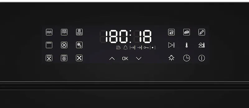 Духовой шкаф электрический MEFERI MEO609BK MICROWAVE