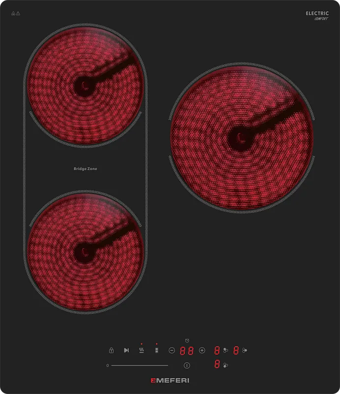 Варочная панель электрическая MEFERI MEH453BK COMFORT - изображение varochnaya_panel_elektricheskaya_meh453bk_comfort  