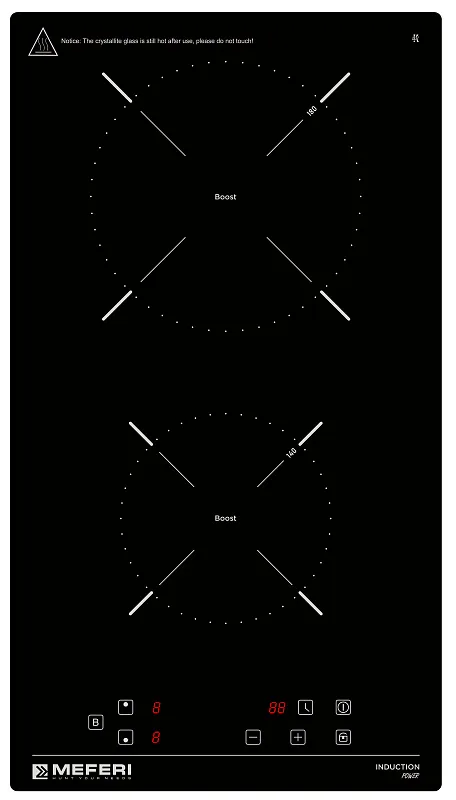 Варочная панель индукционная MEFERI MIH302BK POWER