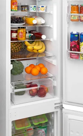 Холодильник встраиваемый, с инвертором MEFERI MBR193 TOTAL NO FROST ULTRA (модификация 2025), двухкамерный, двухдверный, перенавешиваемые двери, суперохлаждение, суперзаморозка, с зоной свежести, с металлической пластиной Metal Cooling Холодильник встраиваемый, с инвертором MEFERI MBR193 TOTAL NO FROST ULTRA (модификация 2025), двухкамерный, двухдверный, перенавешиваемые двери, суперохлаждение, суперзаморозка, с зоной свежести, с металлической пластиной Metal Cooling