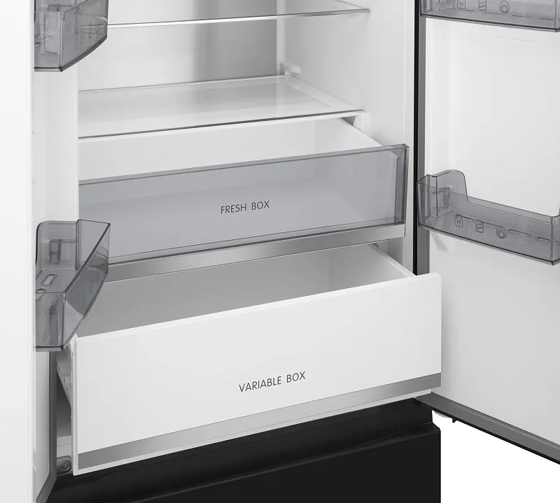 Холодильник отдельностоящий с инвертором MEFERI MFR70BK TOTAL NO FROST FRENCH DOOR ULTRA