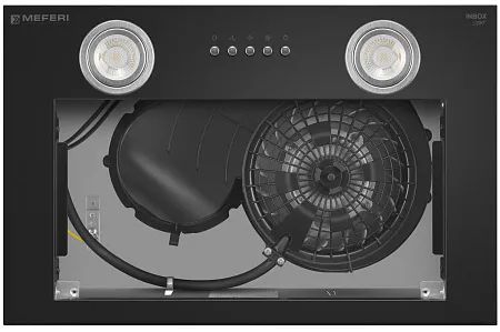 Вытяжка кухонная MEFERI INBOX45BK LIGHT, 45 см, встраиваемая, черная, производительность 650 м3/ч, 3 скорости, низкий уровень шума, режимы отвод и рециркуляция, гарантия 3 года Вытяжка кухонная MEFERI INBOX45BK LIGHT, 45 см, встраиваемая, черная, производительность 650 м3/ч, 3 скорости, низкий уровень шума, режимы отвод и рециркуляция, гарантия 3 года