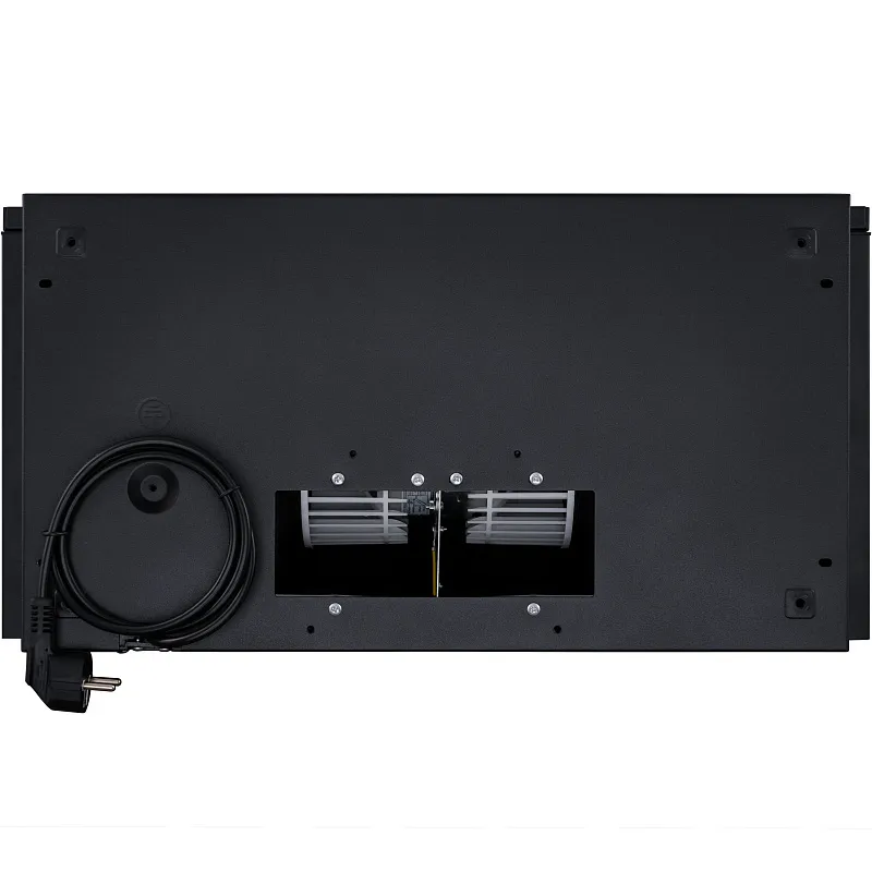 Вытяжка телескопическая кухонная MEFERI SLIDEBOX60BK POWER, 60 см, черная, производительность 850 м3/ч, 2 скорости, низкий уровень шума, режимы отвод и рециркуляция, гарантия 3 года