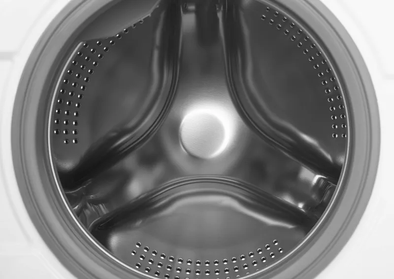 Стиральная машина с паром узкая MEFERI MFW081210WH POWER отдельностоящая белая, глубина 38,5 см, загрузка 8 кг