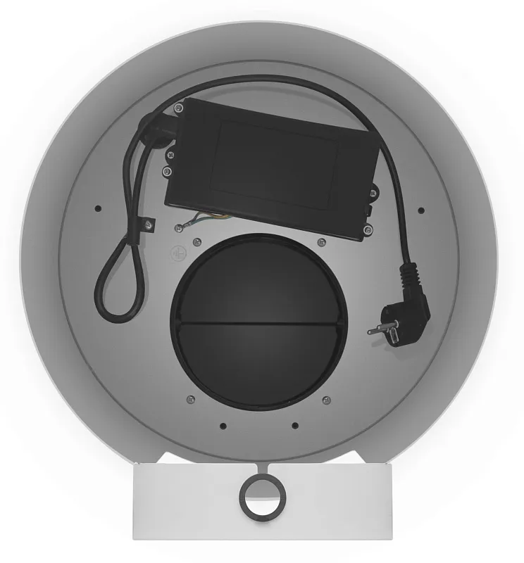 Вытяжка кухонная цилиндрическая настенная MEFERI TUBE35WH COMFORT, 35 см, белая, производительность 1200 м3/ч, 3 скорости, низкий уровень шума, режимы отвод и рециркуляция, гарантия 3 года