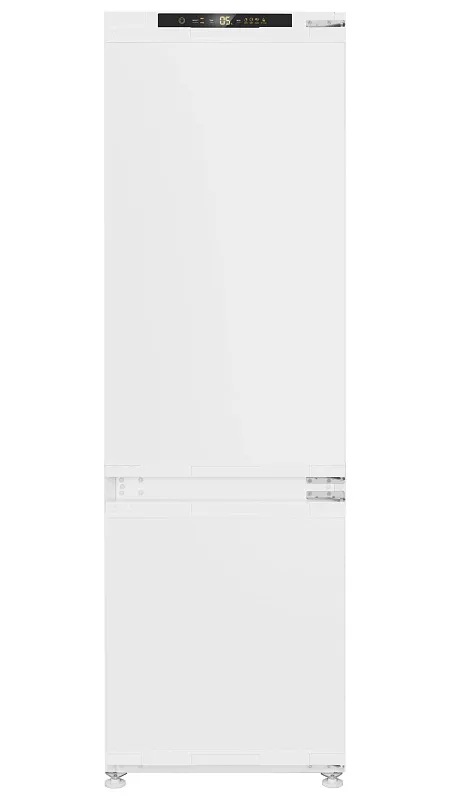 Холодильник встраиваемый, с инвертором MEFERI MBR177 TOTAL NO FROST ULTRA (модификация 2025), двухкамерный, двухдверный, перенавешиваемые двери, суперохлаждение, суперзаморозка, с зоной свежести