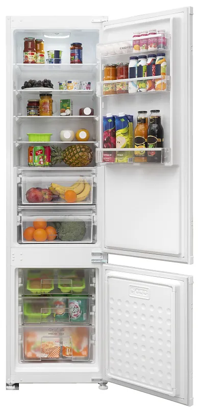 Фото kholodilnik_vstraivaemyy_mbr193_low_frost_light_ на сайте meferi-home.ru Холодильник встраиваемый MEFERI MBR193 LOW FROST LIGHT (модификация 2026 года), двухкамерный, двухдверный, перенавешиваемые двери, NoFrost в морозильной камере - изображение kholodilnik_vstraivaemyy_mbr193_low_frost_light_