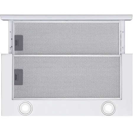 Вытяжка телескопическая кухонная MEFERI SLIDEBOX60WH GLASS ULTRA, 60 см, белая, стекло, производительность 850 м3/ч, 2 скорости, низкий уровень шума, режимы отвод и рециркуляция, гарантия 3 года Вытяжка телескопическая кухонная MEFERI SLIDEBOX60WH GLASS ULTRA, 60 см, белая, стекло, производительность 850 м3/ч, 2 скорости, низкий уровень шума, режимы отвод и рециркуляция, гарантия 3 года