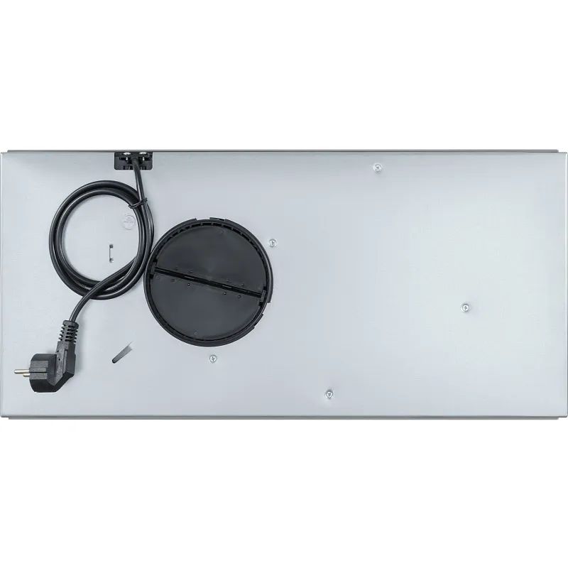 Вытяжка кухонная MEFERI INBOX60IX LIGHT, 60 см, встраиваемая, серая, производительность 650 м3/ч, 3 скорости, низкий уровень шума, режимы отвод и рециркуляция, гарантия 3 года