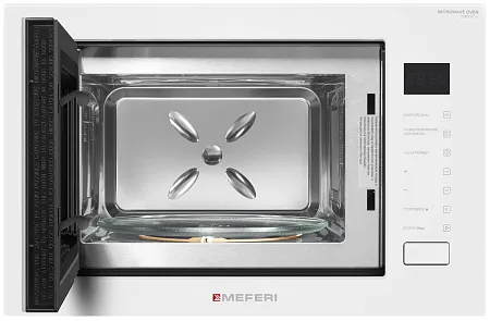 Микроволновая печь встраиваемая MEFERI MMO6028WH COMFORT PLUS Микроволновая печь встраиваемая MEFERI MMO6028WH COMFORT PLUS